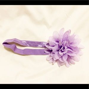 Cute chiffon flowery headband hair bow